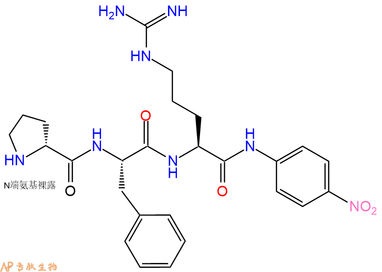 專(zhuān)肽生物產(chǎn)品激肽釋放酶（KLK）底物：H-D-Pro-Phe-Arg-對(duì)硝基苯胺.2HCl62354-56-7