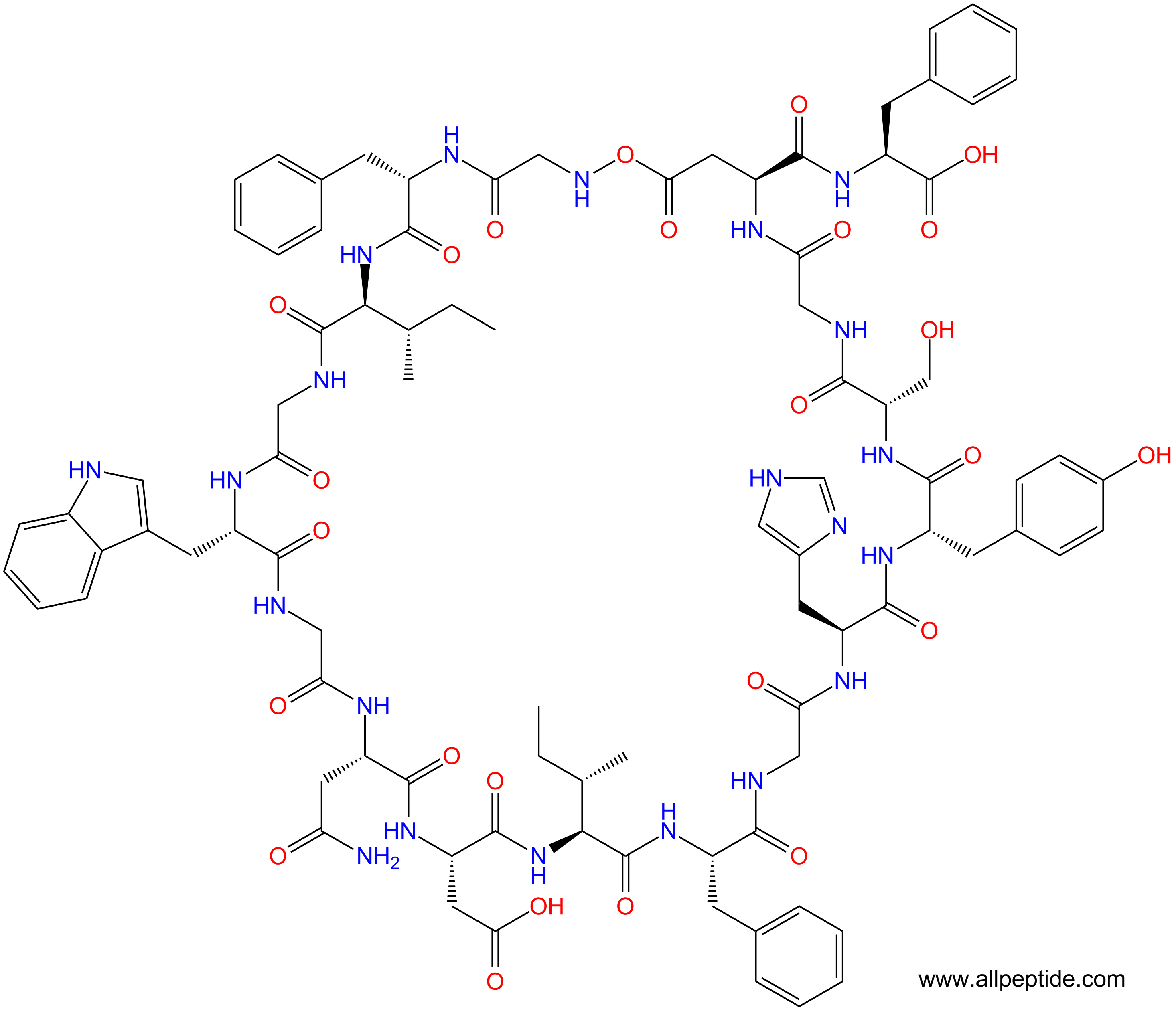 專肽生物產品Anantin(linearsequence)348600-37-3