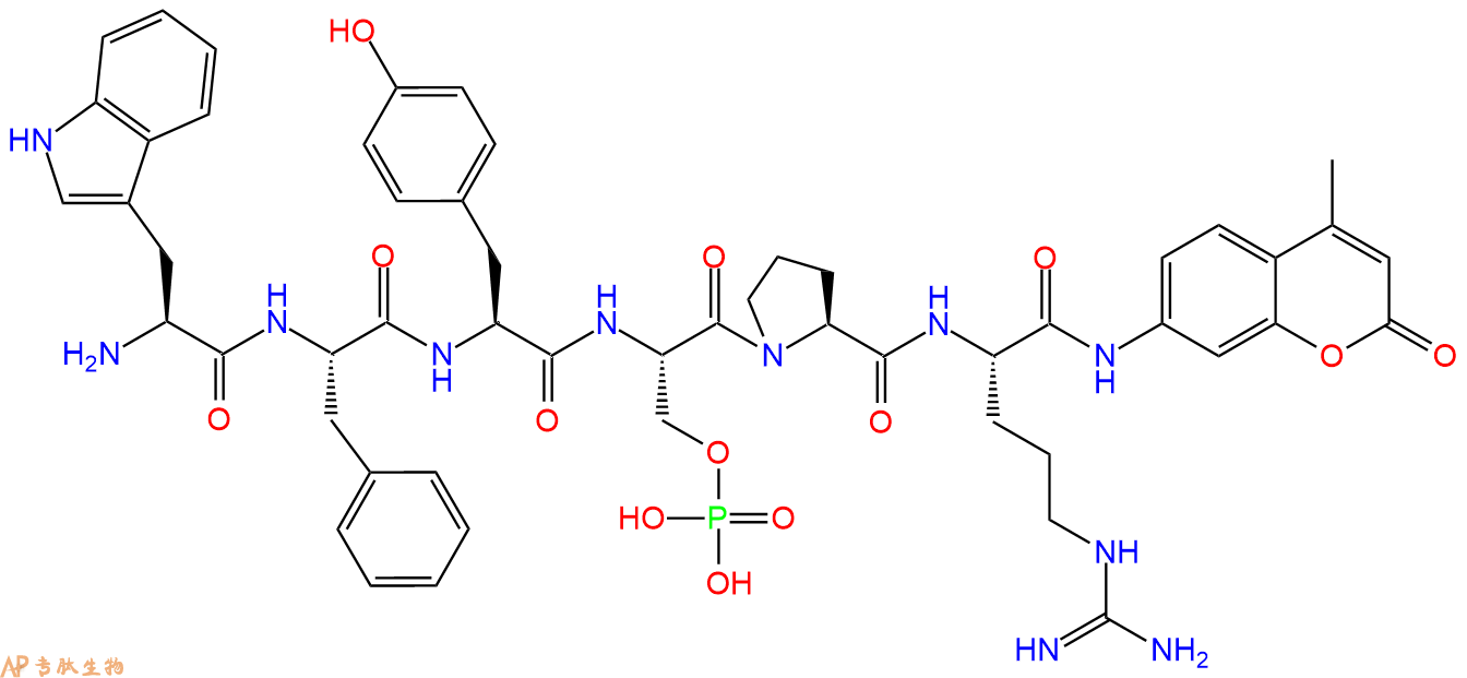 專肽生物產(chǎn)品肽基脯氨酰異構(gòu)酶底物：WFY(p)SPR-7-氨基-4-甲基香豆素1926163-51-0