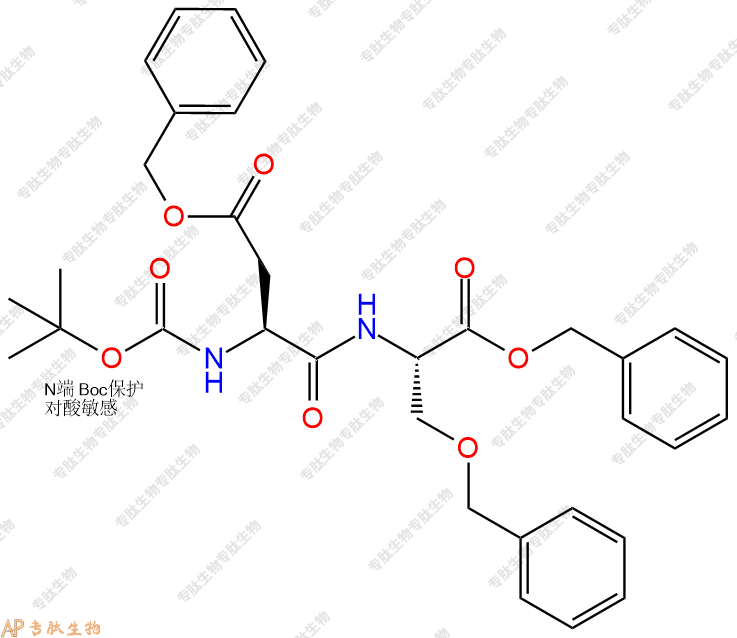 專肽生物產(chǎn)品二肽Boc-Asp(OBzl)-Ser(Bzl)-芐酯化63024-02-2