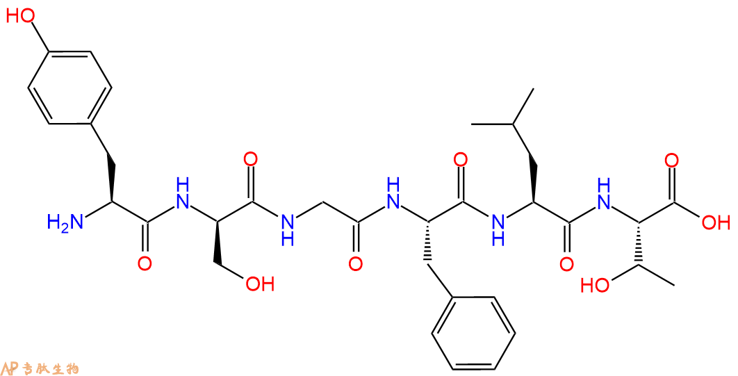 專肽生物產(chǎn)品腦啡肽[DSer2]-Leu-Enkephalin-Thr75644-90-5