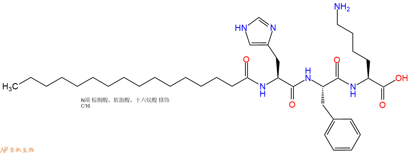 專肽生物產(chǎn)品棕櫚酰三肽-8、Palmitoyl Tripeptide-8936544-53-5