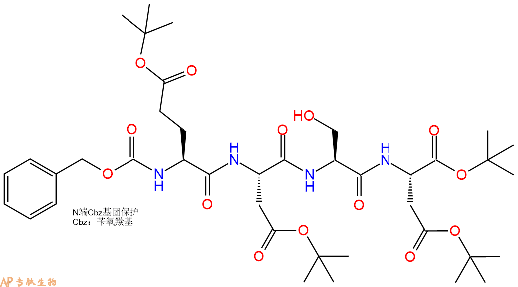 專肽生物產(chǎn)品四肽Cbz-Glu(OtBu)-Asp(OBut)-S-Asp(OBut)-OBut24277-23-4