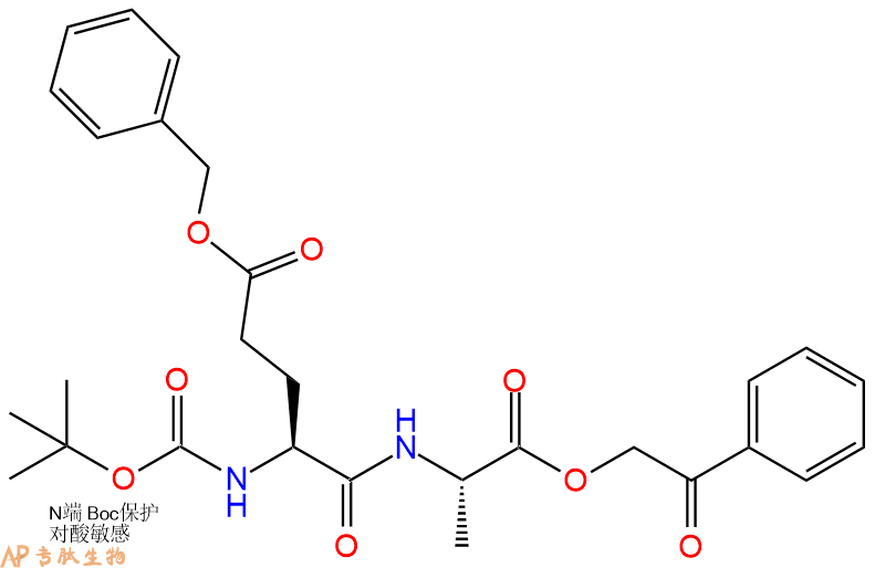 專肽生物產(chǎn)品二肽Boc-Glu(OBzl)-Ala-OPac126301-46-0