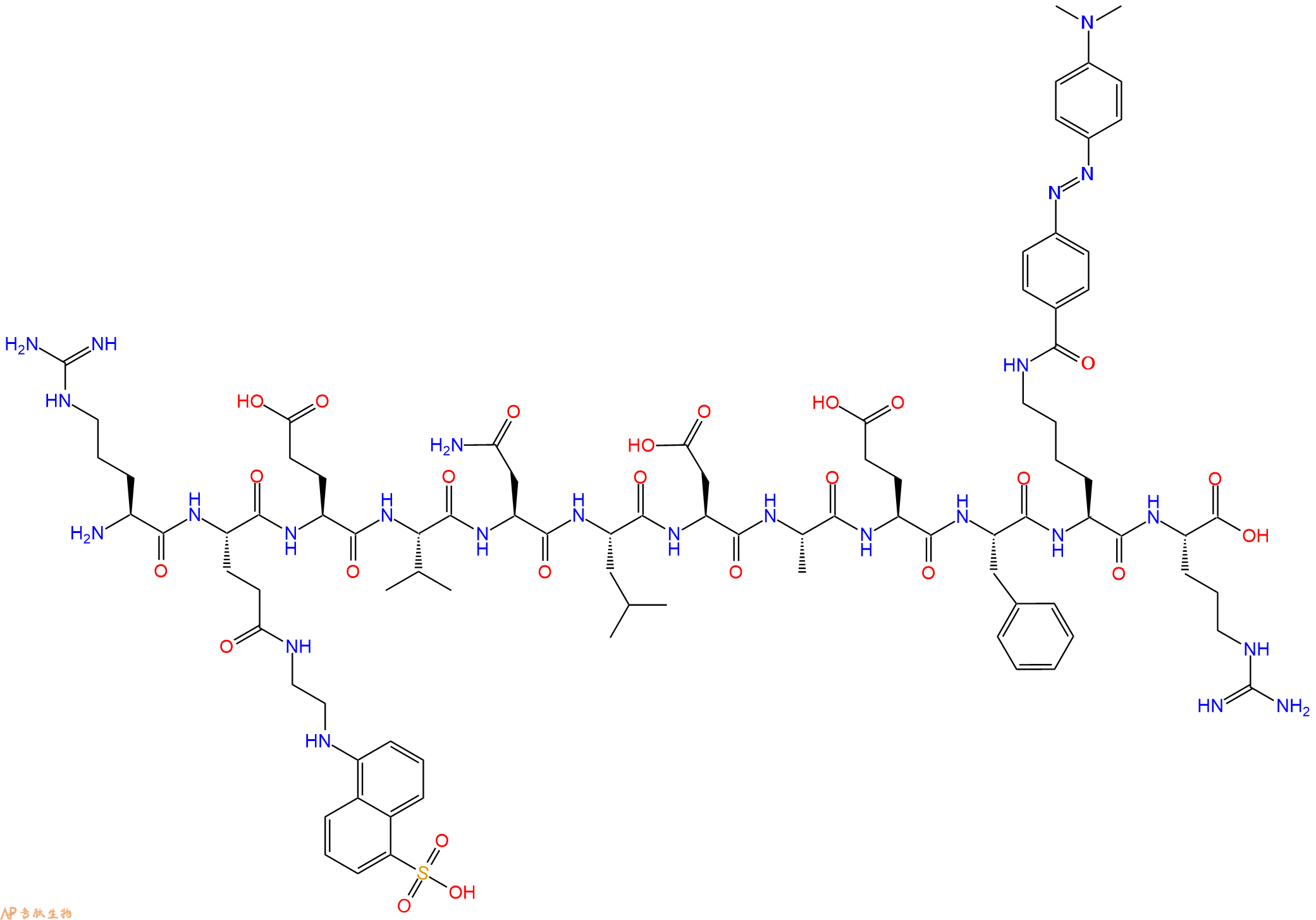 專肽生物產品淀粉肽Arg-Glu(Edans)-(Asn670, Leu671)-Amyloidb/A4 Pro310427-94-2