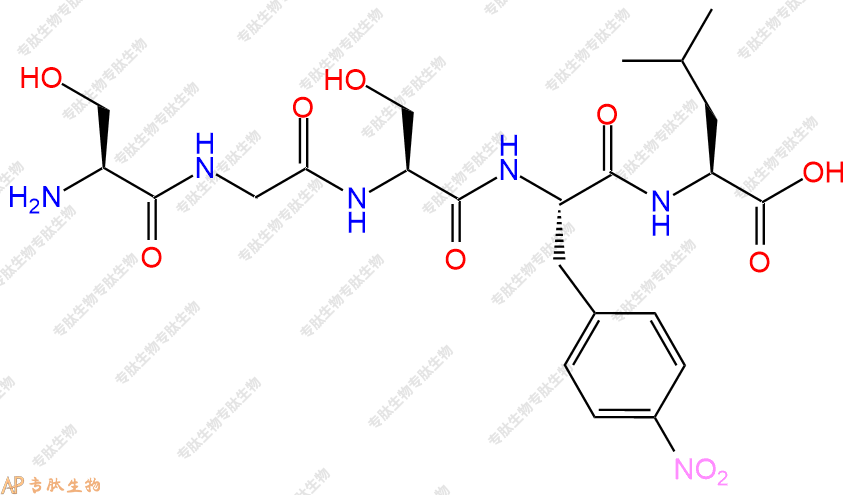 專肽生物產(chǎn)品Ser-Gly-Ser-(NO2)Phe-Leu