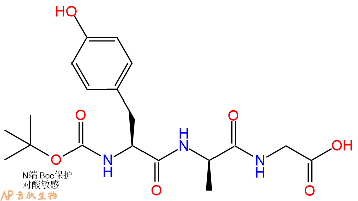 專(zhuān)肽生物產(chǎn)品三肽Boc-Tyr-DAla-Gly66960-16-5/64410-47-5