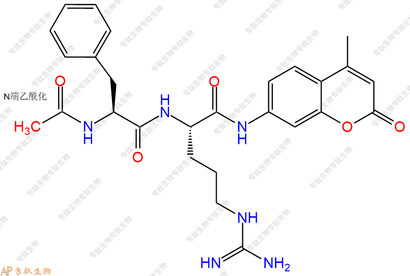 專肽生物產(chǎn)品二肽Ac-Phe-Arg-7-氨基-4-甲基香豆素177028-04-5