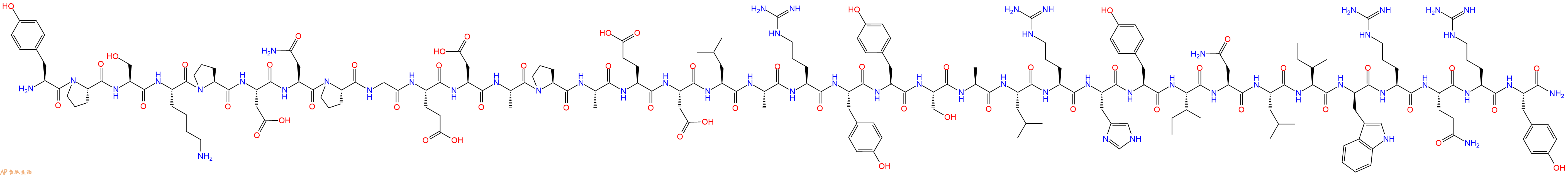 專肽生物產(chǎn)品神經(jīng)肽Y [Leu17DTrp32]Neuro Peptide Y, human153549-78-1