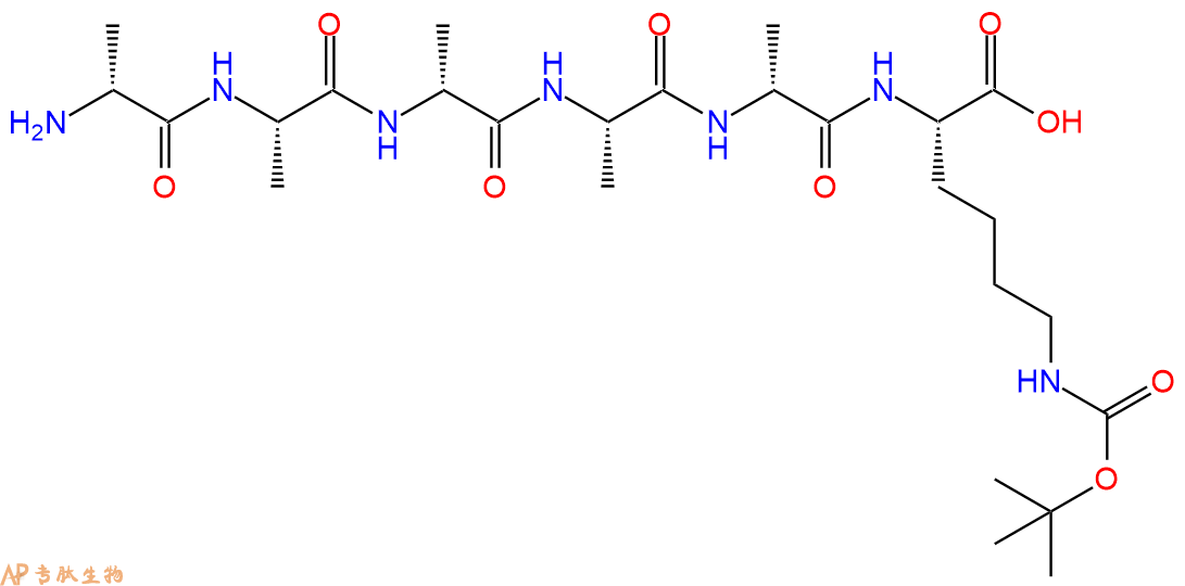 專肽生物產(chǎn)品六肽DAla-Ala-DAla-Ala-DAla-Lys(Boc)959924-67-5