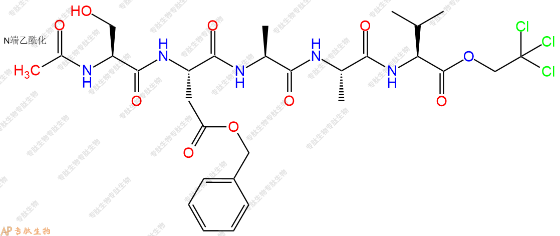 專肽生物產(chǎn)品五肽Ac-Ser-Asp(OBzl)-Ala-Ala-Val-NHNTroc134327-75-6