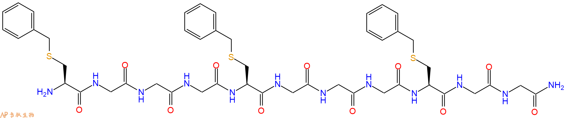 專肽生物產(chǎn)品Cys(Bzl)-Gly3-Cys(Bzl)-Gly3-Cys(Bzl)-Gly2-NH277374-58-4