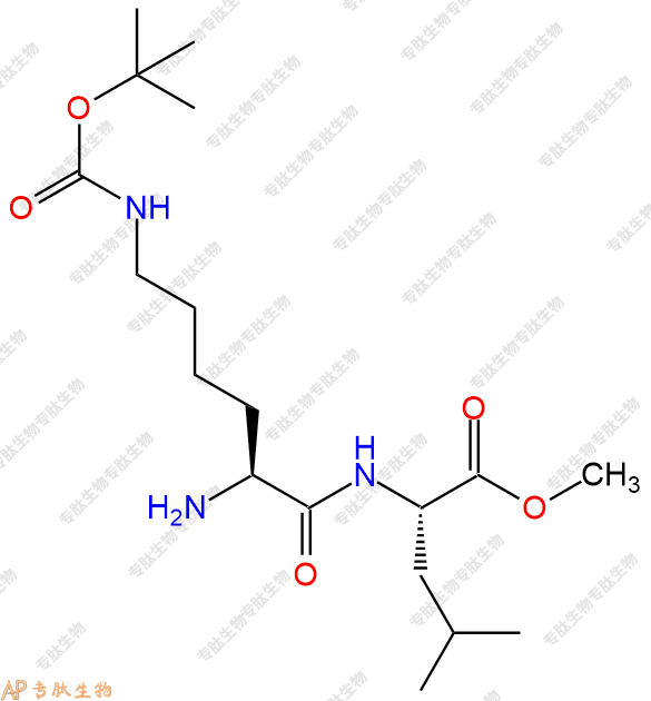 專肽生物產(chǎn)品二肽Lys(Boc)-Leu-甲酯化·HCl