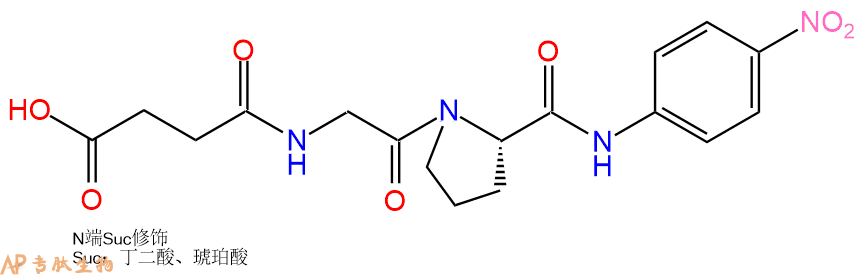 專肽生物產(chǎn)品二肽標記肽Suc-GP-對硝基苯胺115846-45-2