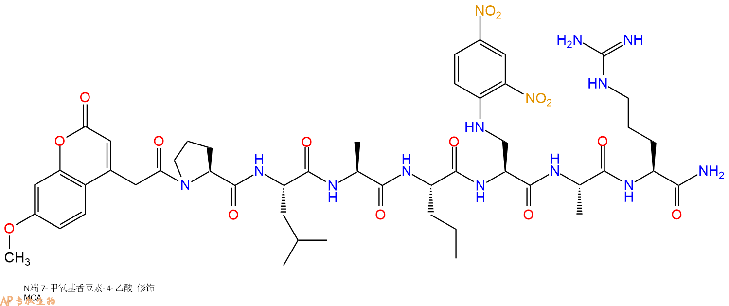 專肽生物產(chǎn)品基質(zhì)金屬蛋白酶MMP-26 Substrate256394-92-0