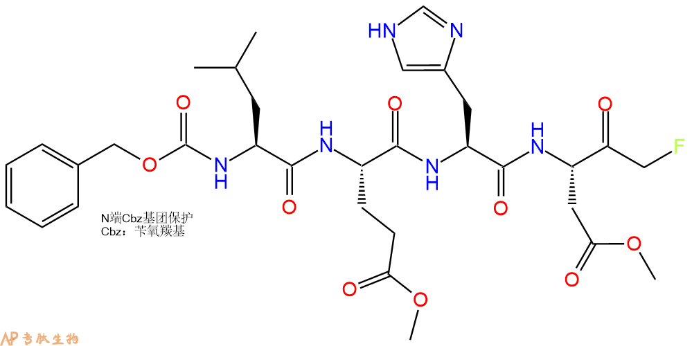 專肽生物產(chǎn)品CAspese-9 抑制劑; Z-Leu-Glu(OMe)-His-Asp(OMe)-FMK210345-04-3