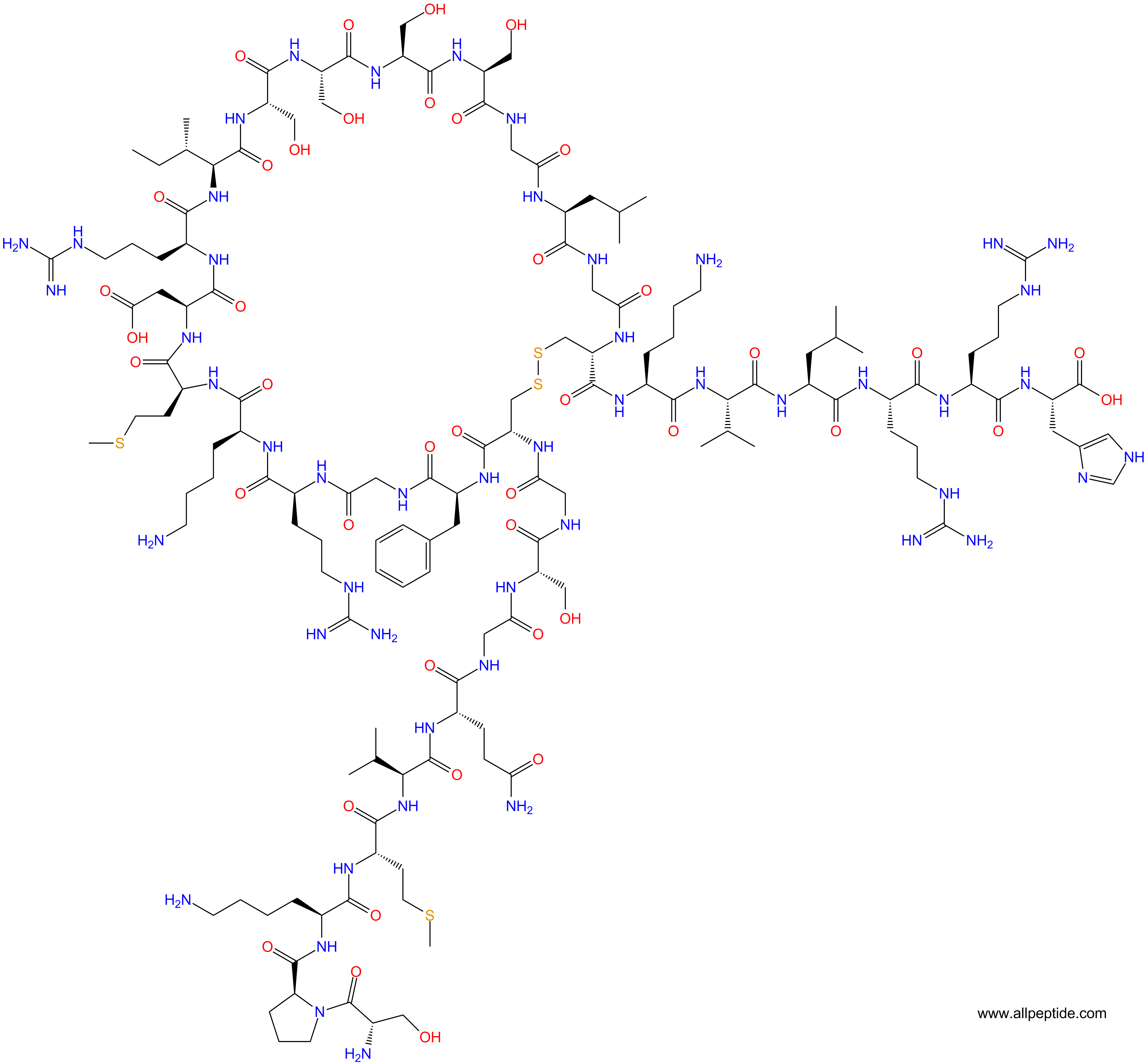 專肽生物產(chǎn)品醋酸人腦利鈉肽/醋酸奈西立肽124584-08-3/114471-18-0/1684439-46-0