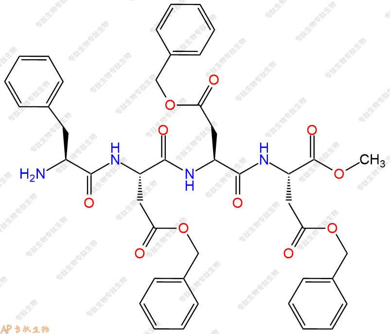 專肽生物產(chǎn)品四肽Phe-Asp(OBzl)-Asp(OBzl)-Asp(OBzl)-甲酯化1448070-37-8