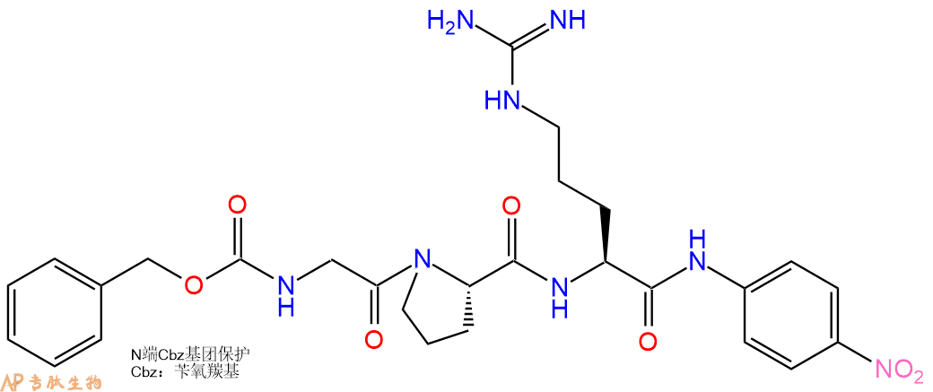 專肽生物產(chǎn)品標(biāo)記肽Z-GPR-對(duì)硝基苯胺66648-35-9