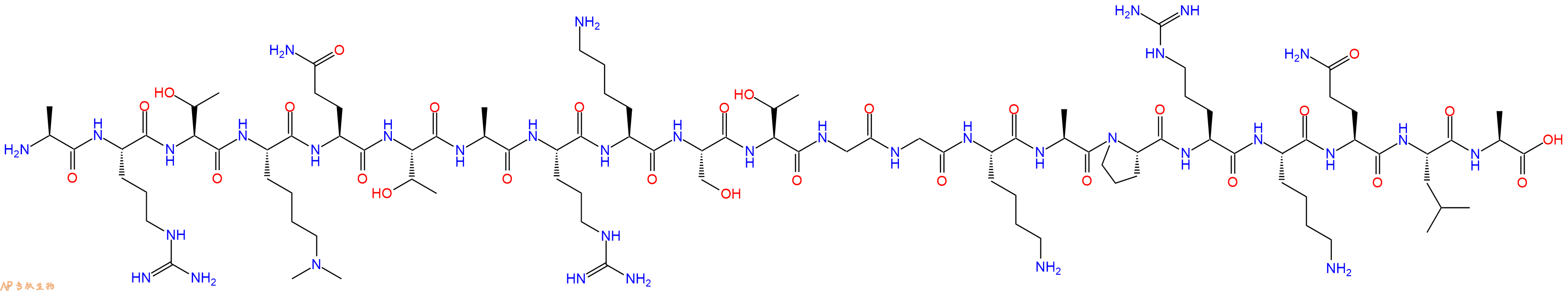 專肽生物產(chǎn)品組蛋白肽段[Lys(Me)24]-Histone H3(1-21), H3K4(Me2)873215-01-1