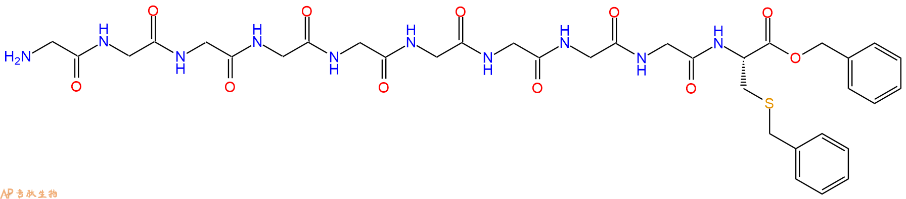 專肽生物產(chǎn)品Gly(9)-Cys(Bzl)-芐酯化32771-81-6