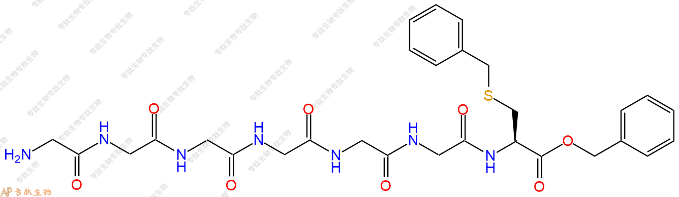 專肽生物產(chǎn)品七肽GGGGGG-C(Bzl)-OBzl32790-02-6