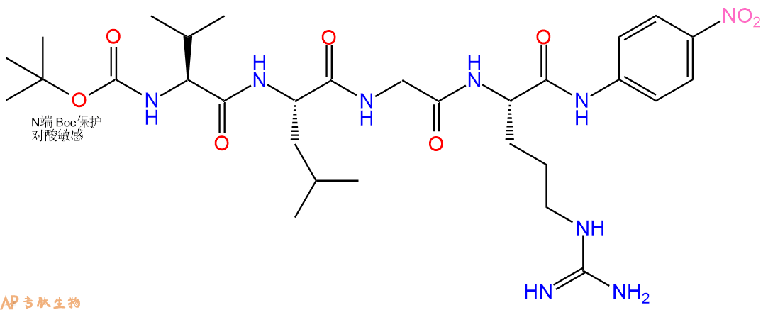 專肽生物產(chǎn)品鱟凝血酶的顯色底物：Boc-VLGR-對硝基苯胺68223-95-0