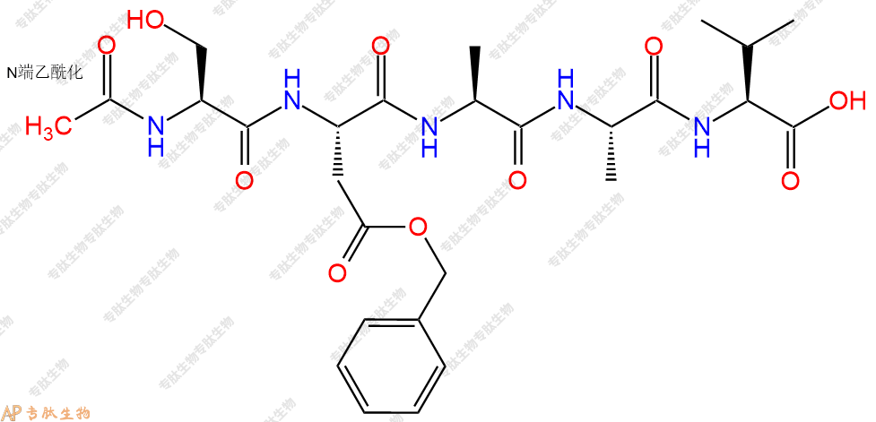 專肽生物產(chǎn)品五肽Ac-Ser-Asp(OBzl)-Ala-Ala-Val77313-53-2