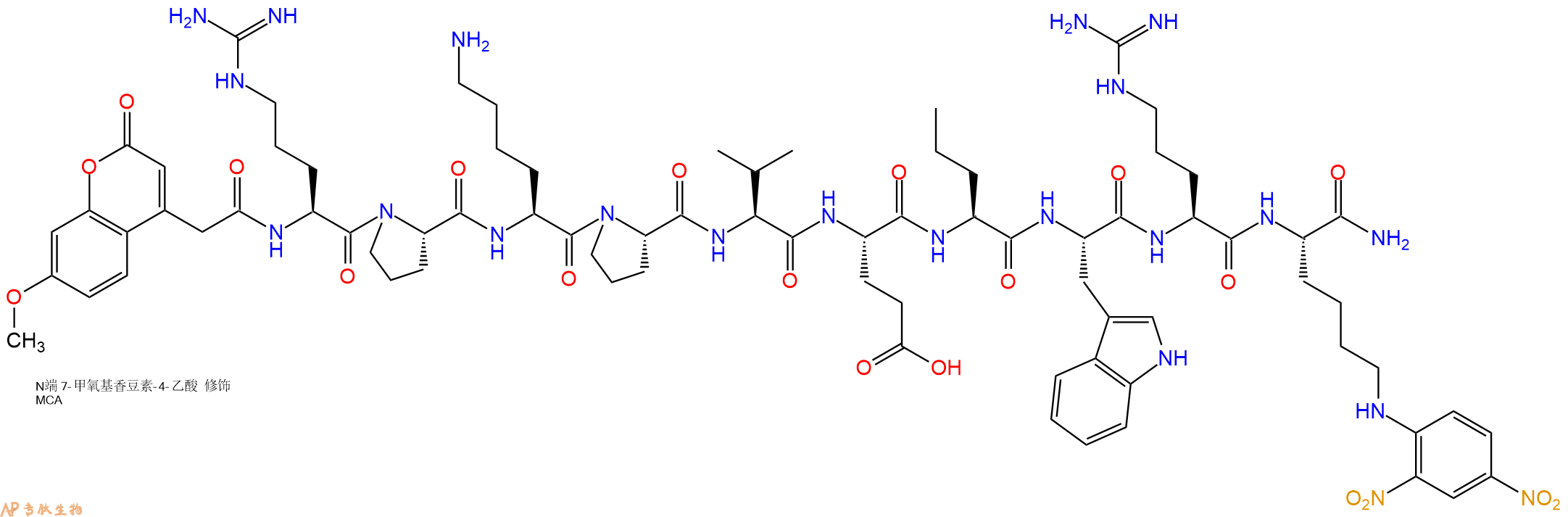 專肽生物產(chǎn)品基質(zhì)金屬蛋白酶MMP-3/MMP-9 FRET substrate、NFF-3158584-09-9