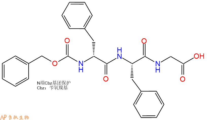 專肽生物產(chǎn)品三肽Cbz-DPhe-Phe-GLY75539-79-6