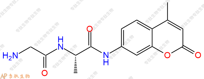 專肽生物產(chǎn)品二肽標(biāo)記肽GA-7-氨基-4-甲基香豆素201852-69-9