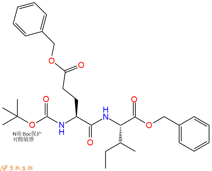 專肽生物產(chǎn)品二肽Boc-Glu(OBzl)-Ile-芐酯化90236-07-0