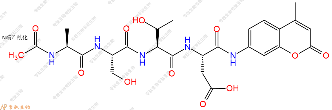 專肽生物產品標記肽Ac-ASTD-7-氨基-4-甲基香豆素354151-60-3