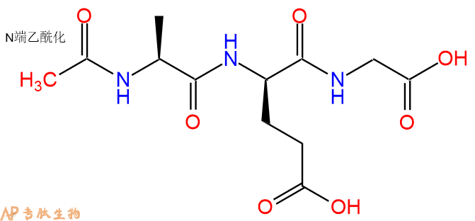 專肽生物產(chǎn)品三肽Ac-Ala-DGlu-Gly34423-37-5