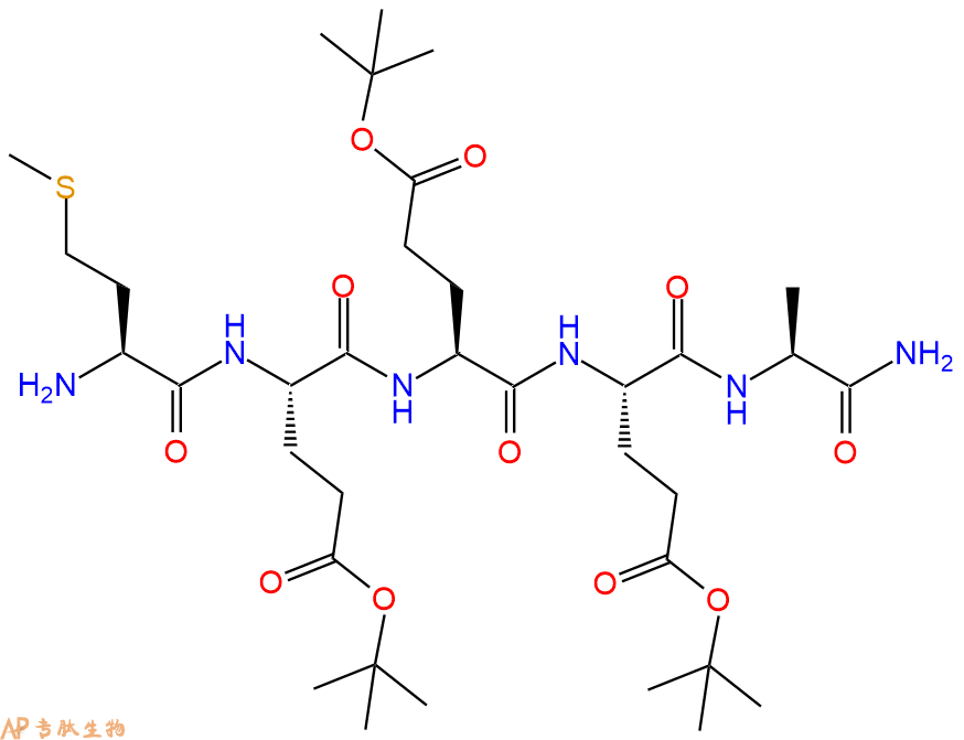 專肽生物產(chǎn)品五肽Met-Glu(OtBu)-Glu(OtBu)-Glu(OtBu)-Ala-NH21427084-86-3