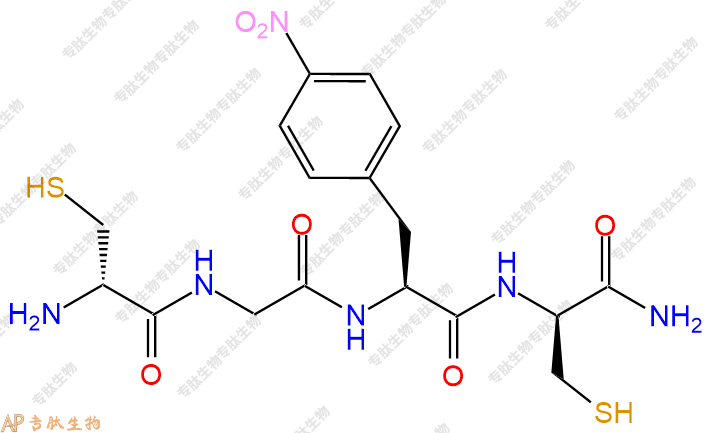 專肽生物產(chǎn)品四肽DCys-Gly-Phe(p-NO2)-DCys-NH2910132-89-7