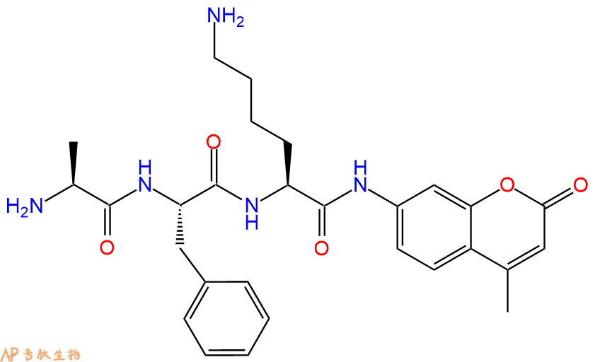 專肽生物產(chǎn)品三肽Ala-Phe-Lys-7-氨基-4-甲基香豆素,AFK-7-氨基-4-甲基香豆素120928-02-1