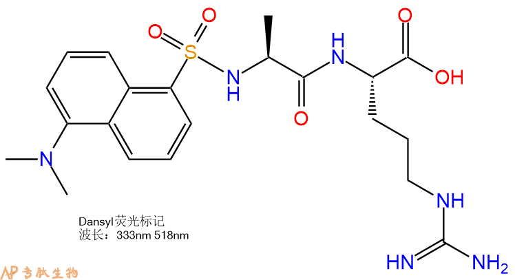 專肽生物產(chǎn)品二肽Dansyl-Ala-Arg87687-46-5