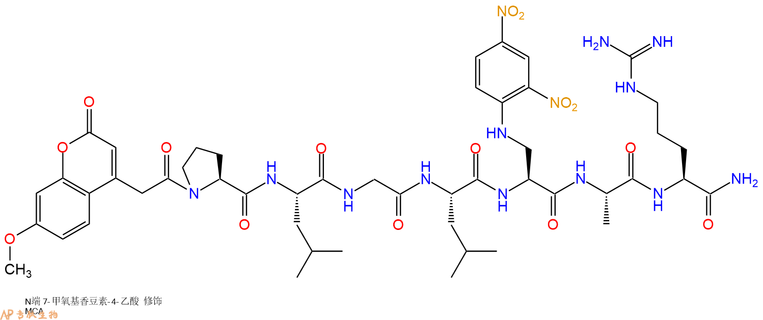 專肽生物產(chǎn)品基質(zhì)金屬蛋白酶MMP-2/MMP-7 FRET substrate140430-53-1