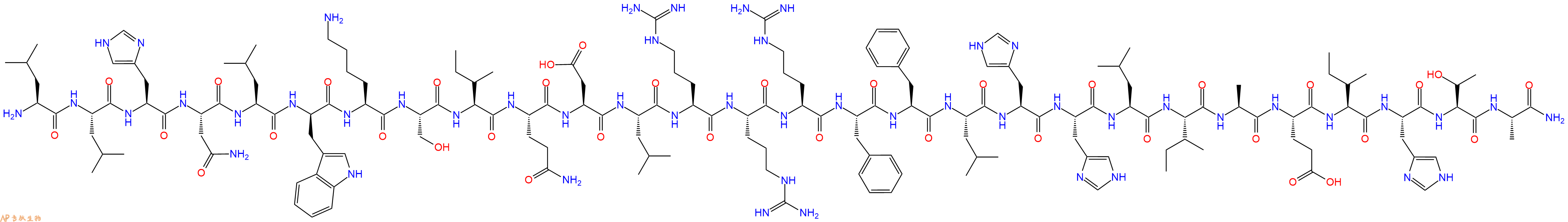 專肽生物產(chǎn)品甲狀旁腺激素 (Asn¹?,Leu¹¹,D-Trp¹²)-pTH-Related Protein (129622-68-0