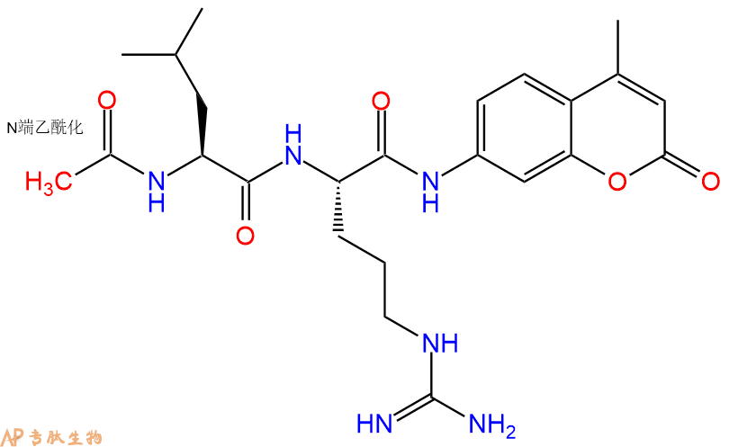 專肽生物產(chǎn)品二肽Ac-Leu-Arg-7-氨基-4-甲基香豆素929621-79-4