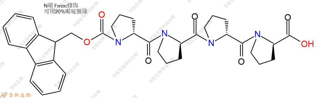 專肽生物產(chǎn)品四肽Fmoc-DPro-DPro-DPro-DPro1926163-34-9