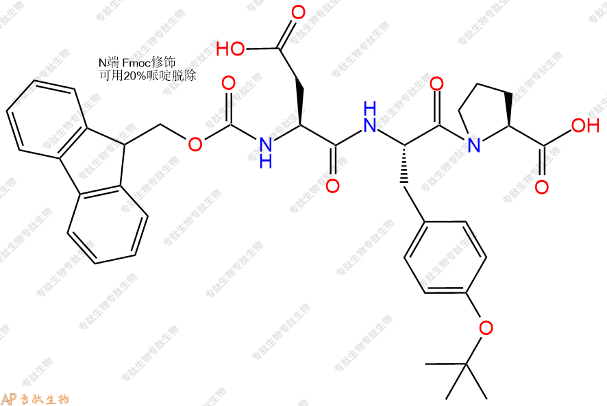 專肽生物產(chǎn)品三肽Fmoc-Asp-Tyr(tBu)-Pro