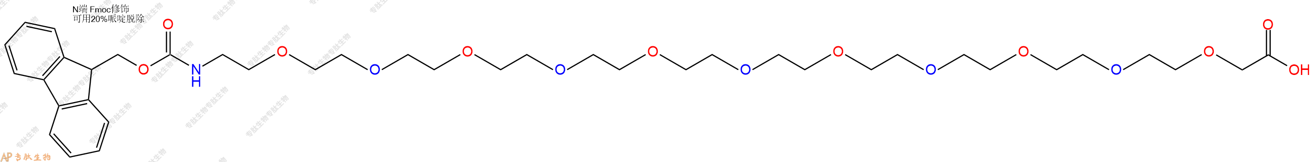 專肽生物產(chǎn)品Fmoc-PEG11-acetic acid2291257-76-4