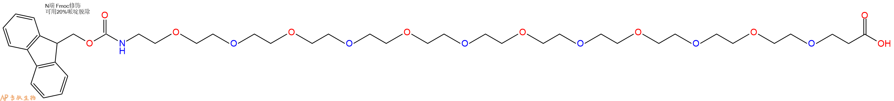 專肽生物產(chǎn)品Fmoc-PEG12-propionic acid、Fmoc-NH-PEG12-CH2CH2COOH756526-01-9