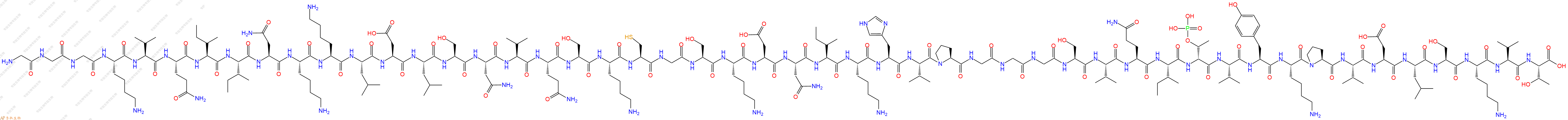 專肽生物產(chǎn)品Gly-Gly-Gly-Lys-Val-Gln-Ile-Ile-Asn-Lys-Lys-Le