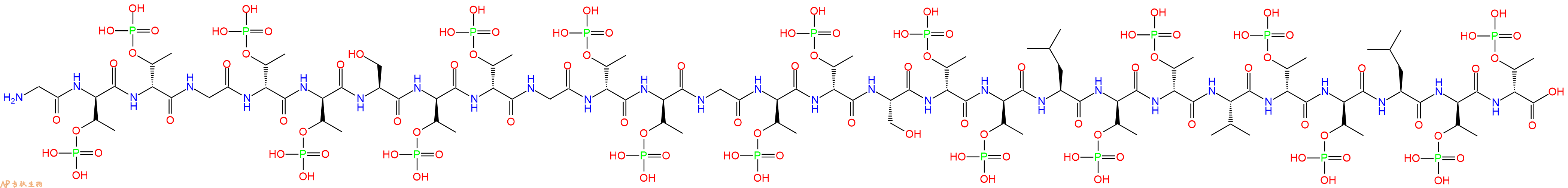 專肽生物產(chǎn)品二十七肽G-pDThr-pDThr-G-pDThr-pDThr-S-pDThr-pDThr-G-pD