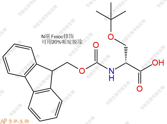 專肽生物產(chǎn)品Fmoc-D-Ser(tBu)-OH/Fmoc-O-叔丁基-D-絲氨酸128107-47-1