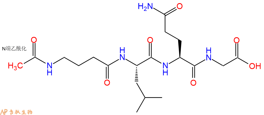 專肽生物產品四肽Ac-Gaba-Leu-Gln-Gly