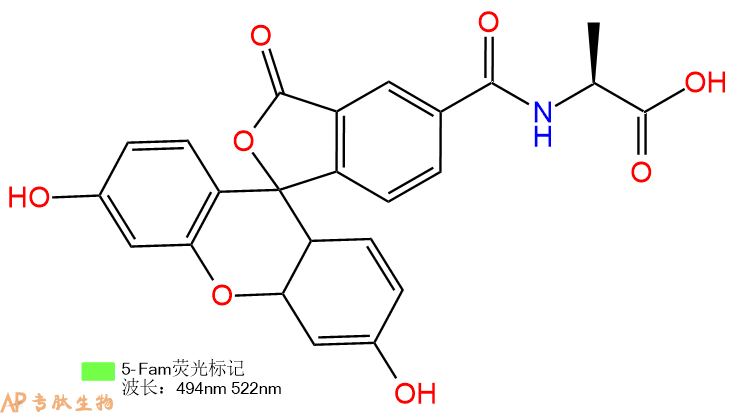 專肽生物產(chǎn)品5FAM-Ala